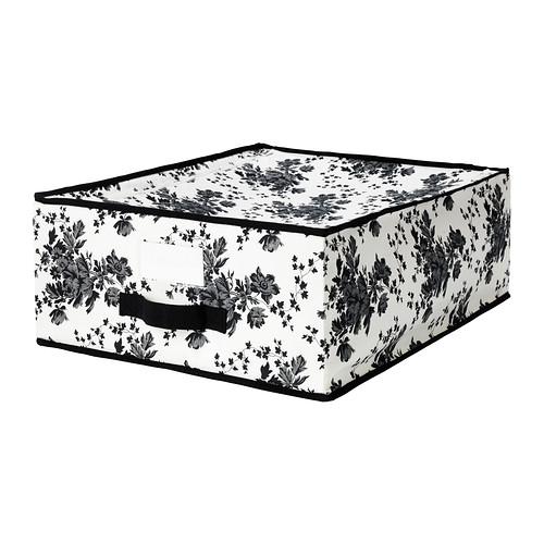 ГАРНИТУР Сумка для хранения - черный/белый цветок