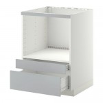 МЕТОД / ФОРВАРА Напольн шк д/комб СВЧ/ящики - Веддинге серый, белый МЕТОД / ФОРВАРА Напольн шк д/комб СВЧ/ящики - Веддинге серый, белый