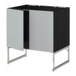 МЕТОД Напольн шкаф д раковины+2 двери - Веддинге серый, МЕТОД Напольн шкаф д раковины+2 двери - Веддинге серый,