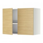 МЕТОД Навесной шкаф с посуд суш/2 дврц - 80x60 см, Тингсрид под березу, белый МЕТОД Навесной шкаф с посуд суш/2 дврц - 80x60 см, Тингсрид под березу, белый