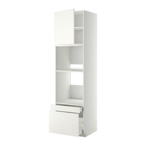 МЕТОД / МАКСИМЕРА Выс шкаф д/дхвк/комб дхвк+двр/2ящ - белый, Хэггеби белый, 60x60x220 см МЕТОД / МАКСИМЕРА Выс шкаф д/дхвк/комб дхвк+двр/2ящ - белый, Хэггеби белый, 60x60x220 см