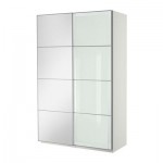 ПАКС Гардероб с раздвижными дверьми - белый, 150x66x236 см ПАКС Гардероб с раздвижными дверьми - белый, 150x66x236 см