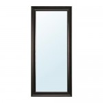 HEMNES зеркало черно-коричневый 74x165 cm