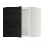 МЕТОД Шкаф навесной - белый, Тингсрид под дерево черный, 40x40 см