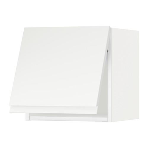 МЕТОД Горизонтальный навесной шкаф - белый, Воксторп белый, 40x40 см