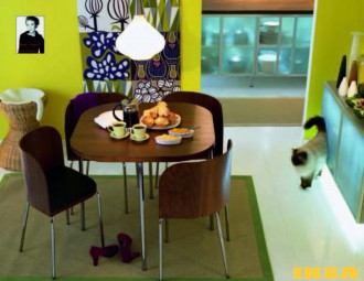 Интерьер столовой ИКЕА Интерьер столовой ИКЕА