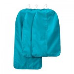 СКУББ Чехол для одежды, 3 штуки - бирюзовый