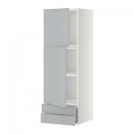 МЕТОД / МАКСИМЕРА Навесной шкаф/2дверцы/2ящика - 40x120 см, Веддинге серый, белый МЕТОД / МАКСИМЕРА Навесной шкаф/2дверцы/2ящика - 40x120 см, Веддинге серый, белый