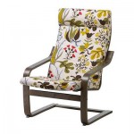 ПОЭНГ Кресло - Бломстермола разноцветный, коричневый