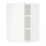 METOD шкаф навесной с полкой белый/Воксторп матовый белый 40x60 см