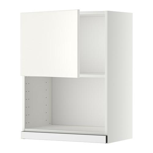 МЕТОД Навесной шкаф для СВЧ-печи - 60x80 см, Веддинге белый, белый