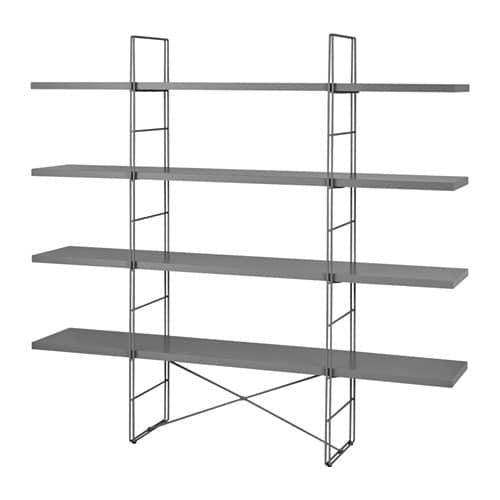 ЭНЕТРИ Стеллаж - серый