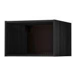 METOD каркас верхн шкафа на холод/морозил под дерево черный 60x40 cm
