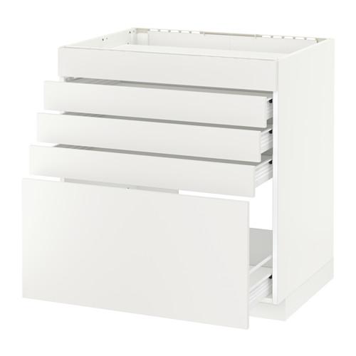 METOD/FÖRVARA напольн шк д/вар панели/5фасад/4ящ цвет алюминия METOD/FÖRVARA напольн шк д/вар панели/5фасад/4ящ цвет алюминия