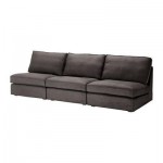 КИВИК 3-местный диван, комбинация - Туллинге серо-коричневый
