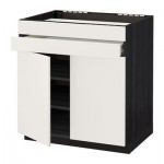 МЕТОД / ФОРВАРА Нап шк д/вар панели/2ящ/2фасада/1ящ - Веддинге белый, под дерево черный МЕТОД / ФОРВАРА Нап шк д/вар панели/2ящ/2фасада/1ящ - Веддинге белый, под дерево черный