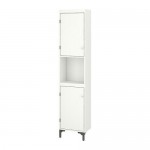 SILVERÅN шкаф высокий,2дверный белый 40x25x183.5 cm