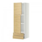 МЕТОД / ФОРВАРА Навесной шкаф/2дверцы/2ящика - 40x120 см, Тингсрид под березу, белый МЕТОД / ФОРВАРА Навесной шкаф/2дверцы/2ящика - 40x120 см, Тингсрид под березу, белый