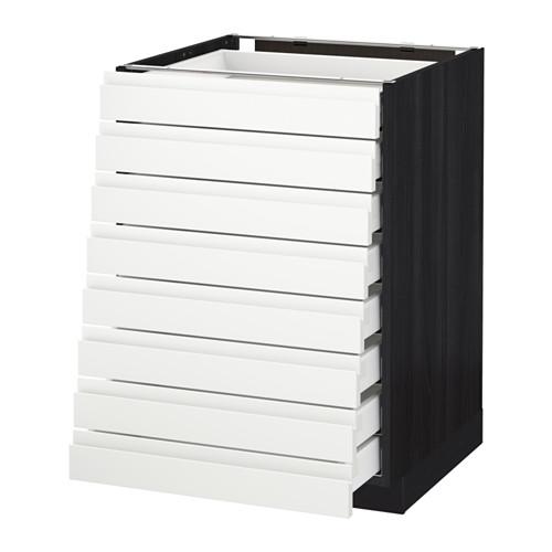 METOD/MAXIMERA наполн шкаф 8 фронт/8 низк ящиков оцинковка METOD/MAXIMERA наполн шкаф 8 фронт/8 низк ящиков оцинковка