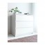 MALM комод с 3 ящиками белый 80x78 см