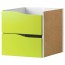 КАЛЛАКС Вставка с 2 ящиками - светло-зеленый