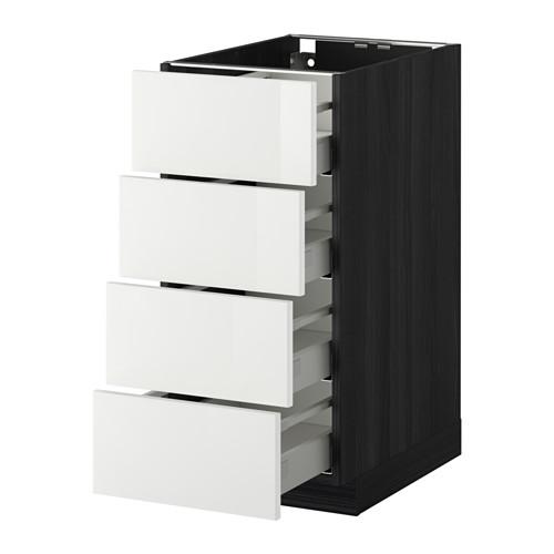 METOD/MAXIMERA напольн шкаф 4 фронт панели/4 ящика METOD/MAXIMERA напольн шкаф 4 фронт панели/4 ящика