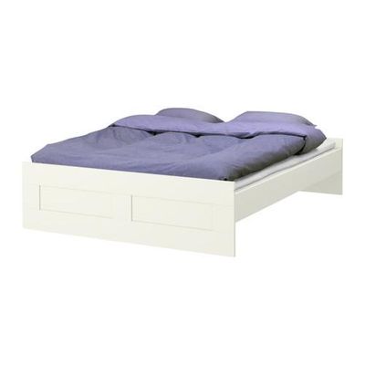 Brimnes Bed Frame 160x200 Cm, Ikea Brimnes Bed Frame With Storage And Headboard Queen