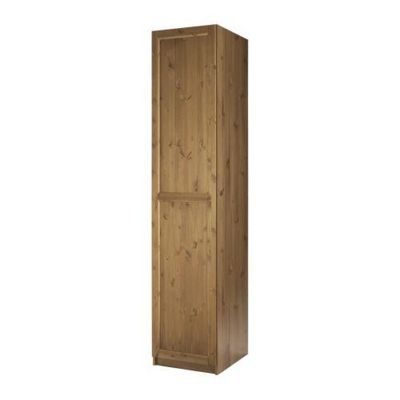 ПАКС Гардероб с 1 дверью - Пакс Ульнэс морилка,антик, под антик, 50x60x236 см