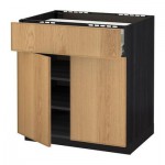 МЕТОД / ФОРВАРА Нплн шк д/врч пнл/ящ/плк/2дв - Экестад дуб, под дерево черный МЕТОД / ФОРВАРА Нплн шк д/врч пнл/ящ/плк/2дв - Экестад дуб, под дерево черный