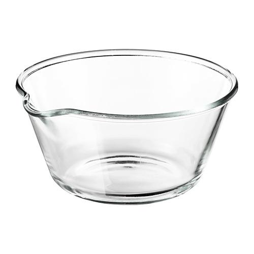 IKEA 201.324.53 Trygg Serving Bowl Clear Glass 