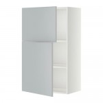 МЕТОД Навесной шкаф с полками/2дверцы - Веддинге серый, белый МЕТОД Навесной шкаф с полками/2дверцы - Веддинге серый, белый