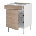 ФАКТУМ Напольн шкаф с пров корз/ящ/дверью - Софилунд светло-серый, 60 см ФАКТУМ Напольн шкаф с пров корз/ящ/дверью - Софилунд светло-серый, 60 см