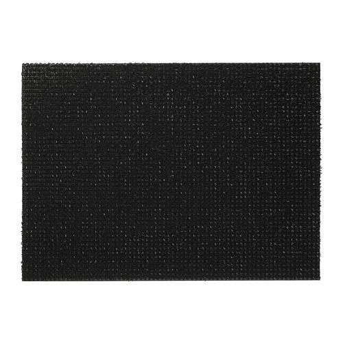 HÖRMESTED Door mat, black, 2'0x2'11 - IKEA