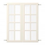 BODBYN пара дверец с петлями белый с оттенком 80x100 см BODBYN пара дверец с петлями белый с оттенком 80x100 см