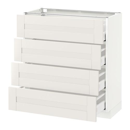 METOD/MAXIMERA напольн шкаф 4 фронт панели/4 ящика METOD/MAXIMERA напольн шкаф 4 фронт панели/4 ящика