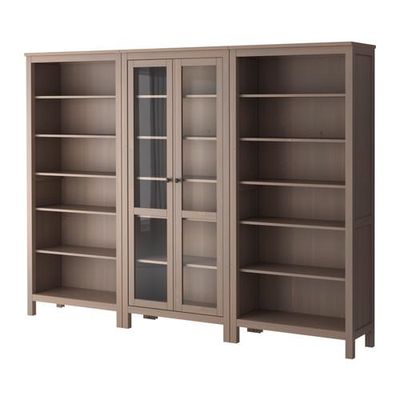 ХЕМНЭС Комбинация д/хранения - серо-коричневый