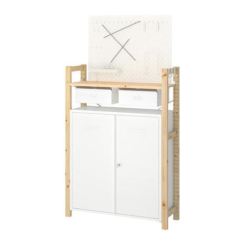 ИВАР 1 секция/полки/шкаф