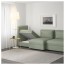 ВАЛЛЕНТУНА 3-местный диван-кровать - Хилларед зеленый, Хилларед зеленый