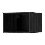 МЕТОД Каркас верхн шкафа на холод/морозил - под дерево черный, 60x60x40 см