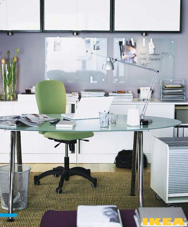 Интерьер рабочего кабинета ИКЕА