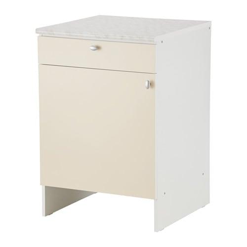 ОВЕРБУ Напольный шкаф с дверью и ящиком