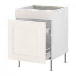 ФАКТУМ Напольн шк под мойку с ящ/1 дврц - Рамшё белый ФАКТУМ Напольн шк под мойку с ящ/1 дврц - Рамшё белый