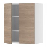 ФАКТУМ Навесной шкаф с 2 дверями - Софилунд светло-серый, 80x92 см