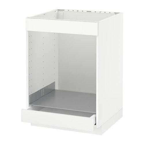 МЕТОД / МАКСИМЕРА Напол шк д/вароч панели+духовки/ящ - белый, Хэггеби белый