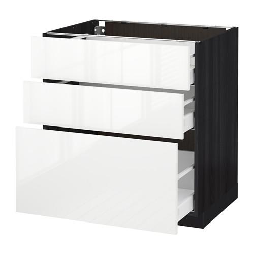 METOD/MAXIMERA напольный шкаф с 3 ящиками METOD/MAXIMERA напольный шкаф с 3 ящиками