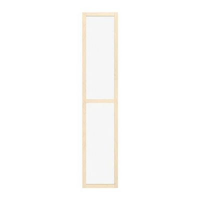 БИЛЛИ ОЛЬСБО Стеклянная дверь - березовый шпон, 40x194 см