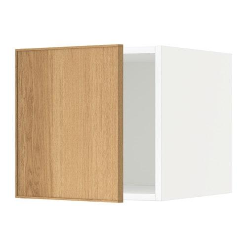 МЕТОД Верхний шкаф - белый, Экестад дуб МЕТОД Верхний шкаф - белый, Экестад дуб