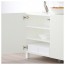 БЕСТО Комбинация для хранения с дверцами - белый белый