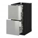 METOD напольн шкаф 2 фронт пнл/4 средн ящ