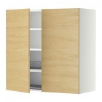 МЕТОД Навесной шкаф с посуд суш/2 дврц - 80x80 см, Тингсрид под березу, белый МЕТОД Навесной шкаф с посуд суш/2 дврц - 80x80 см, Тингсрид под березу, белый